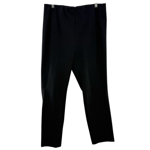 Rag & Bone Black Cotton Blend Slim Straight Casual Trouser Pants Back Zip 12 - Picture 2 of 12